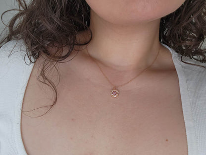 Rose Gold Dancing Gem