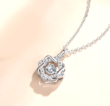 Sterling Silver Dancing Gem