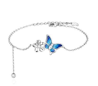 Blue Butterfly Bracelet