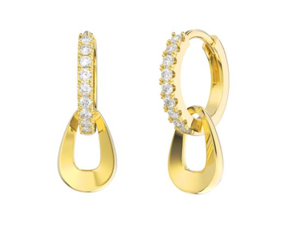 Gold Double Hoop Earrings